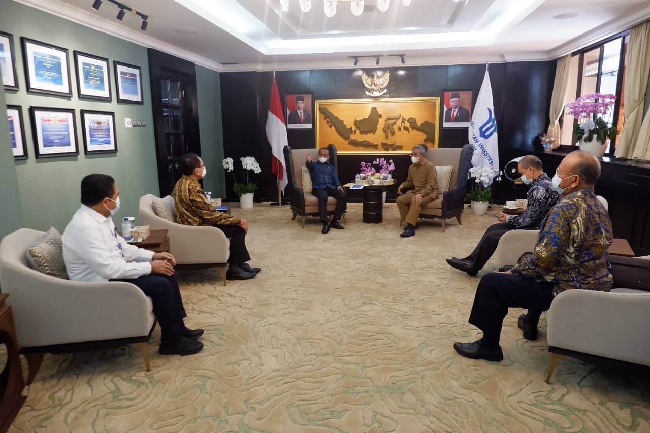 Gubernur Audiensi ke Menteri Investasi Minta Dukungan Kemudahan Investor Berinvestasi di Sulbar